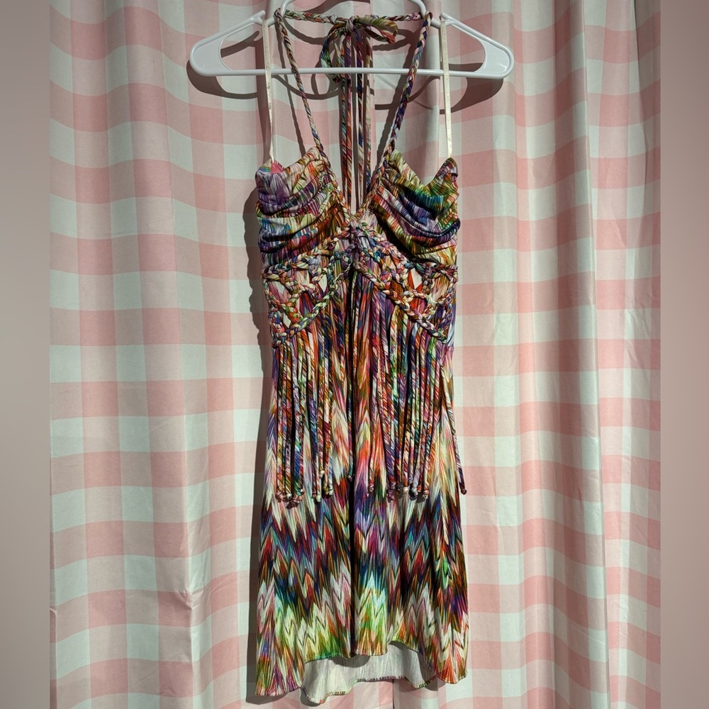 SKY Braided Mini Dress